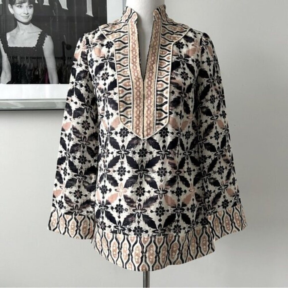 Tory Burch Wool and Silk Blend Tunic (c)